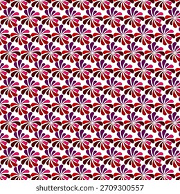 Colorful Floral Seamless Pattern – Multicolor Decorative Leaf Repeat Design