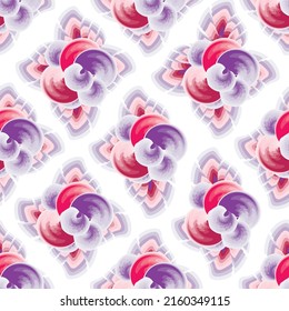 colorful floral seamless pattern on white background. pink color flowers pattern. vector design decorative. interior decor. Colorful stylish floral. Floral background. Exotic tropics. Summer design