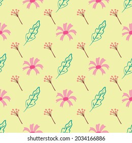 Colorful floral  seamless pattern vector design