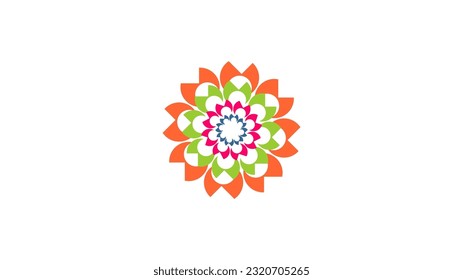Colorful Floral vector Artwork - Abstract