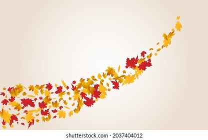 Colorful Floral Vector Transparent Background. Flying Leaves Design. Green Ground Foliage Frame. Celebrate Texture.