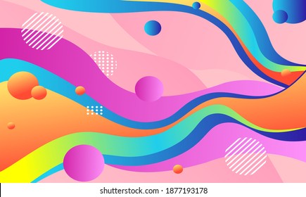 Colorful flow background. Abstract colorful shapes background	