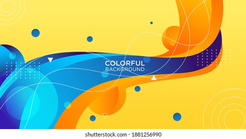 Colorful flow background, gradation, eps 10