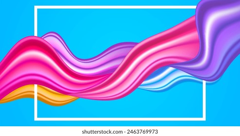 Colorful flow background vector design in eps 10