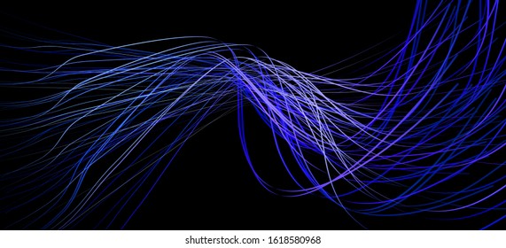 Colorful flow brush stroke. Wave sea beam bundle line. Realistic vector volume light weave. Liquid paint ink shape isolated on white background. Artistic abstract trace swirl illustration cover page.