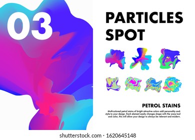 Colorful flow liquid in future design style. Trendy Innovations blend systems. Beautiful fluid shape. Awesome abstract overflow substance. Concept spot for design.