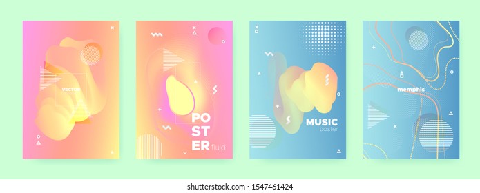 Colorful Flow Waves. Orange Memphis Texture. Geometric Poster. Abstract 3d Banner. Pastel Fluid Waves. Pink Memphis Brochure. Blue Geometric Design. Contemporary Pattern. Pink Liquid Waves.