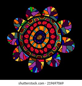 Colorful flower 