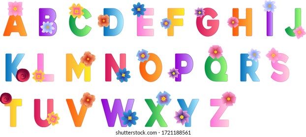 文字 花 テキスト文字 のイラスト素材 画像 ベクター画像 Shutterstock