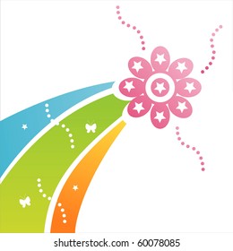 colorful flower background
