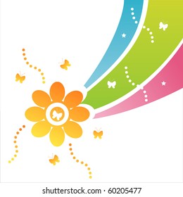 colorful flower background