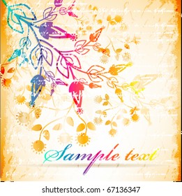 Colorful flower background