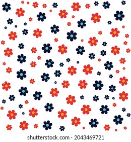 Colorful flower background. Abstract pattern background. Colorful wrapping paper.