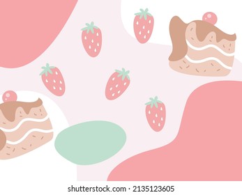 colorful flower background with watercolor background
