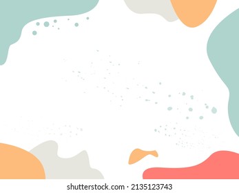 colorful flower background with watercolor background