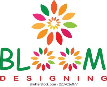 Colorful Flower Bloom Vector Design