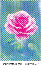THE COLORFUL FLOWER ILLUSTRATION DESIGN