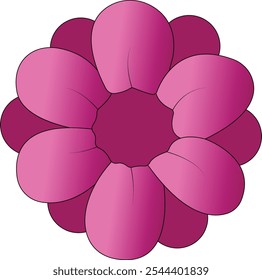 Colorful Flower Illustration Set Vector