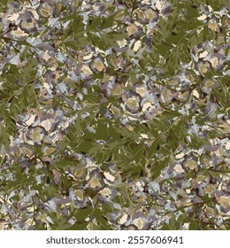 colorful flower leaves art. mixed surface background pattern. trendy digital print. for fabric, scarf, kerchief, textile, design, canvas, banner, cover, card, wallpaper. groovy illustration image