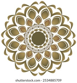 Colorful flower mandala vector design