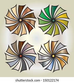 colorful flower pattern background blanks for drawings