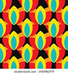 colorful flower pattern  background  for  design vector eps.10