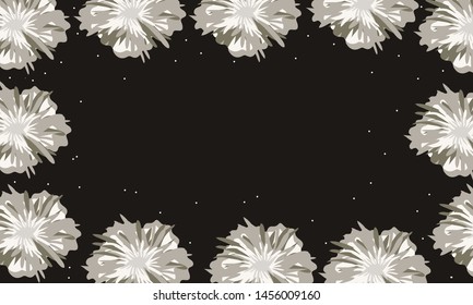 Colorful Flower Pattern Background Vector