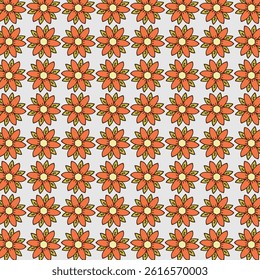 colorful flower pattern design background