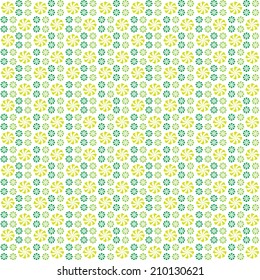 Colorful flower pattern for design. Vector illustration