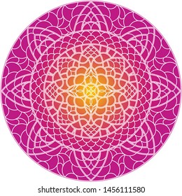 Colorful flower pattern graphics.  Pattern for artwork or web design background. Illustration for card template or poster design.
