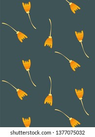 colorful flower pattern vector background