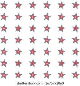 patrones de flores coloridas sobre un vector de fondo blanco