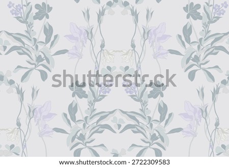  Colorful Flower seamless pattern for fabric, wrapping paper and prints