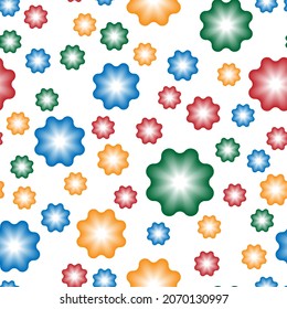 colorful flower seamless pattern perfect for background or wallpaper