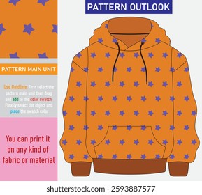 Colorful flower seamless textile cloth pattern collection vector illustration