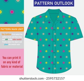 Colorful flower seamless textile pattern collection vector illustration
