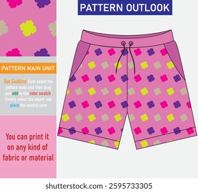 Colorful flower seamless textile pattern collection vector illustration
