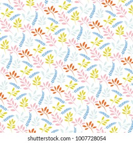 colorful flower of spring pattern