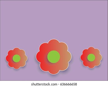 Colorful flower vector