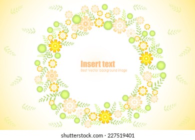 Colorful flower vector template - Creative illustration eps10