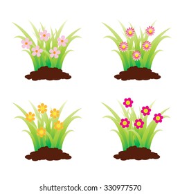 Colorful flowerbeds
	
