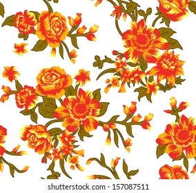 colorful  flowers.
