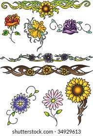 colorful flowers