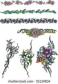colorful flowers