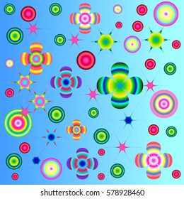 colorful flowers background