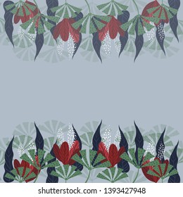 Colorful flowers background vector illustration for design