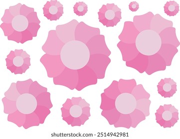 Flores coloridas fundo padrão, papel de parede, pintura mural, ilustrador, ilustração