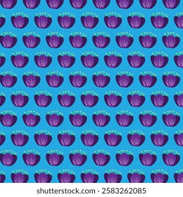 colorful flowers pattern design background