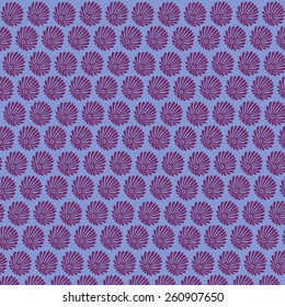 Colorful flowers pattern, vector. Floral flower vintage illustration background. Flower retro pattern illustration, vector. Flowers silhouette, flower purple design, retro vintage flower pattern.