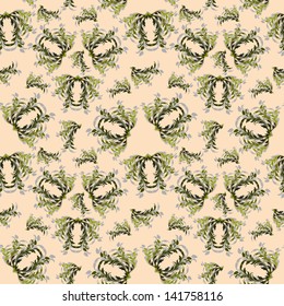 Colorful flowers - seamless pattern